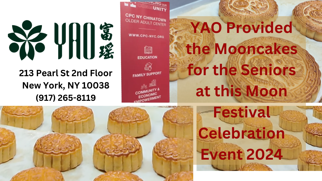 Celebrating the Moon Festival: YAO NYC Shares Mooncakes with Chinatown Seniors